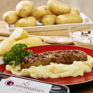Saucisse Grillée Purée - Les Gorronnaises